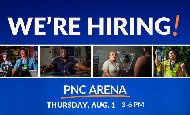 More Info for PNC Arena Hiring Event